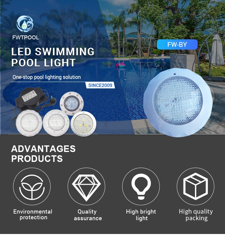 Warm White IP68 RGB Swimming Pool Light Remote Control Change Colors 12W 18W 25W 35W Wall Mount Pool LED Underwater Light