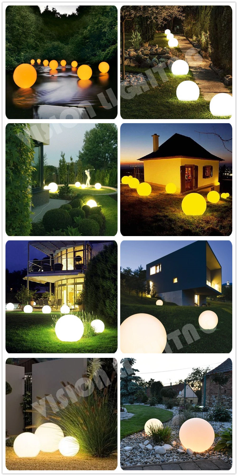 Remote Control Outdoor Garden Pool Decoration Ball Light