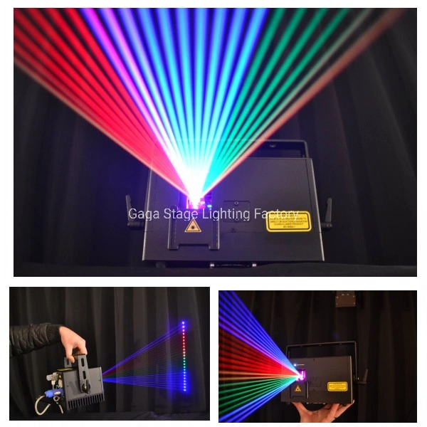 1.8W Cni R637MW RGB High Speed Scanning Laser Show System