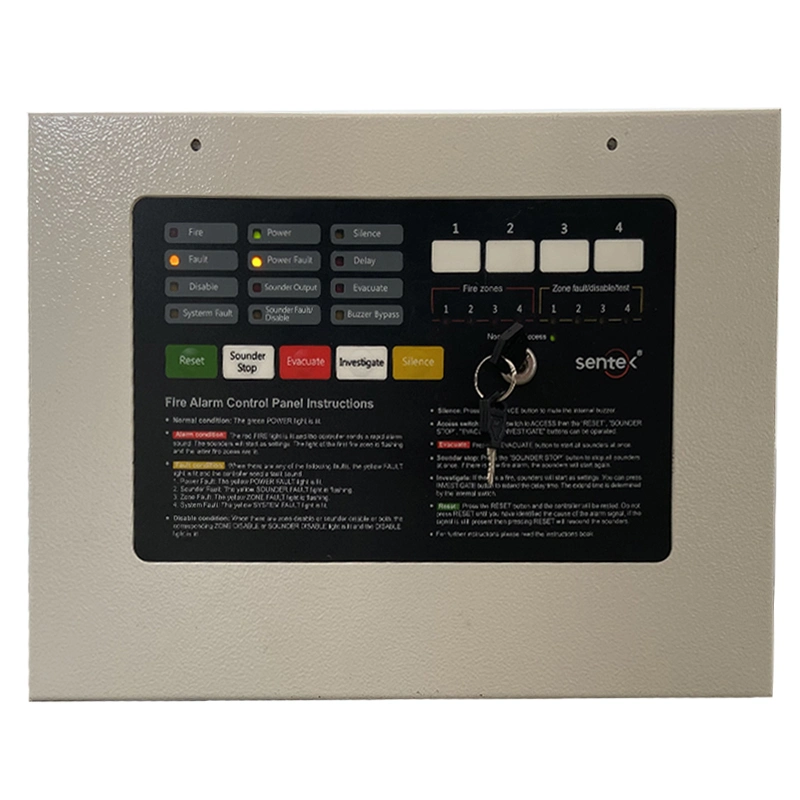 Conventional Fire Alarm Control Panel Alarm System