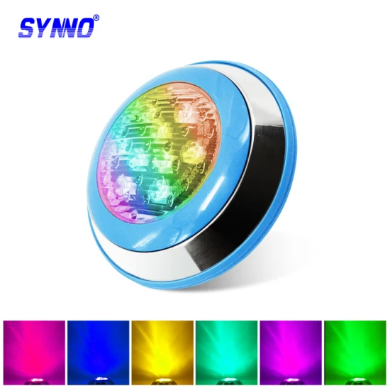 IP68 Stainless Steel 304 9W 12W 15W RGB SPA Resin Filled Pool Lights Underwater Above Ground Fountain LED Swimming Pool Lights