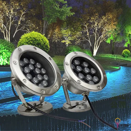 Outdoor Fountain Lamps RGB IP66 Underground Underwater Spot LED Light for Swimming Pool Lighting