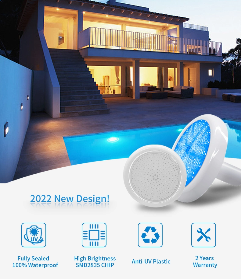 WiFi Control 1.5 Inch RGB LED Swimming Pool Lamp Underwater Light Wholesale