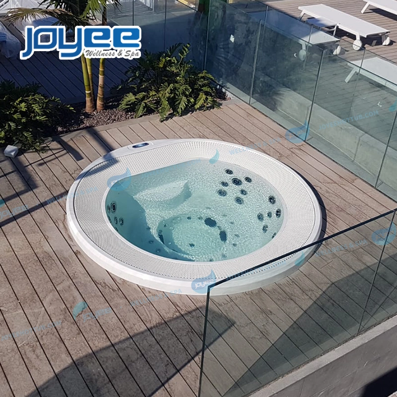 Joyee Drop in Garden Ground Deluxe outdoor Round Whirlpool Hot Tub with Jacuzzzi