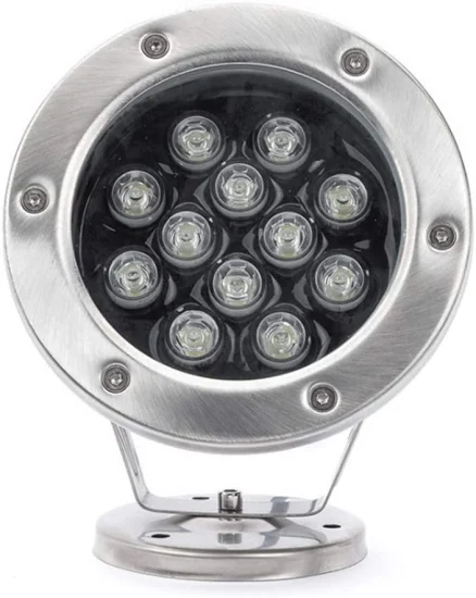 24V 6W Stainless Steel RGB IP68 Spot Underwater Fountain Light